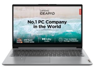 Lenovo IdeaPad 1 AMD Ryzen 5 5500U 15.6" HD Thin and Light Laptop (8GB RAM/512GB SSD/Window 11s 11
